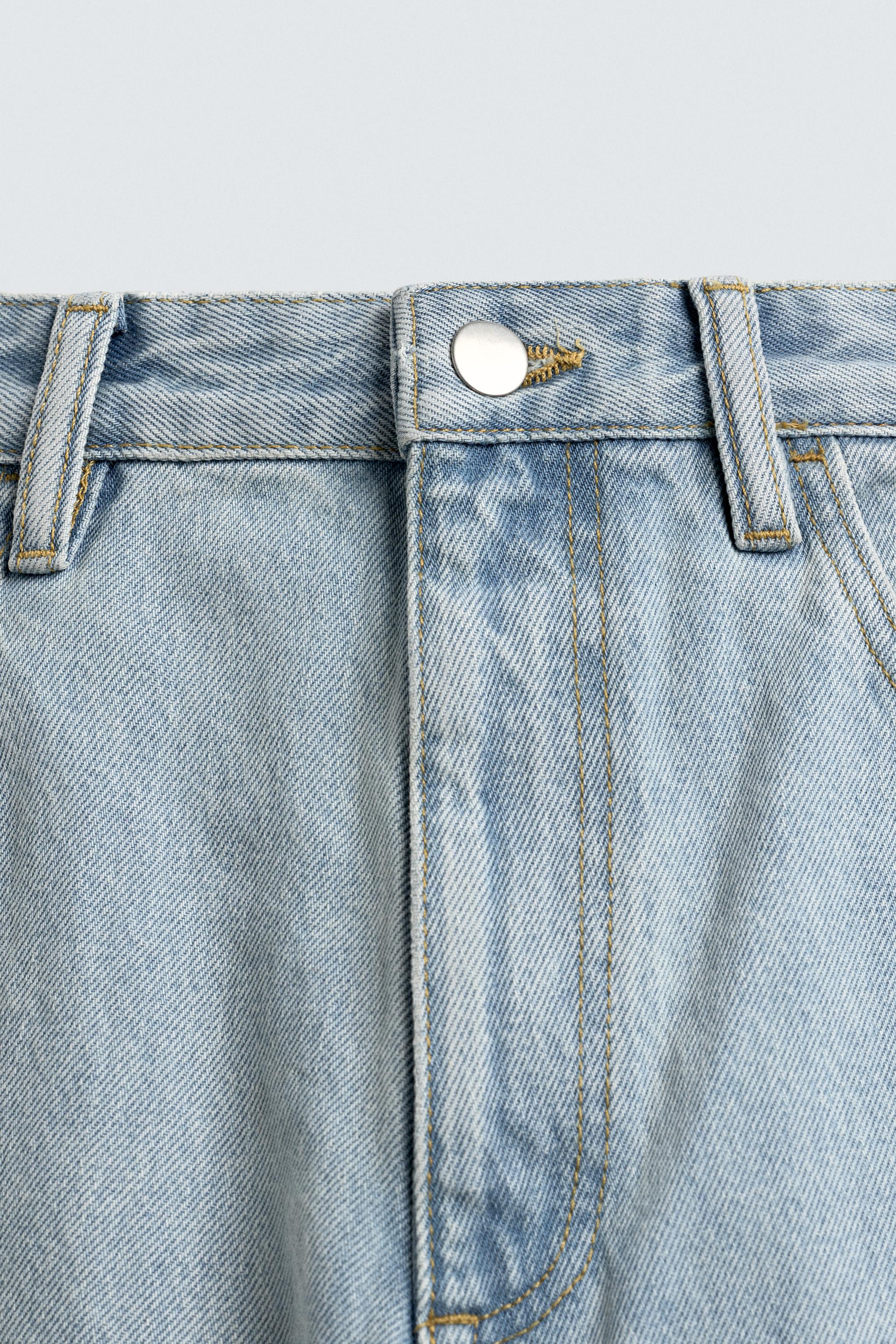 TAPERED WIDE FIT JEANS